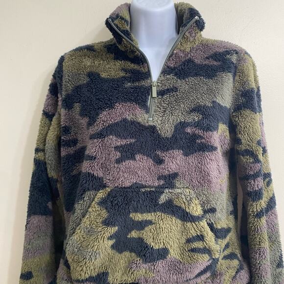 Cozy Aéropostale Small Camo Fleece Pullover – Casual‎ Comfort - Picture 5 of 13